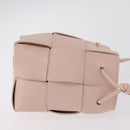 Bottega Veneta MAXI INTRECCIATO Shoulder Pouch Leather Pink Auth am12784V-3