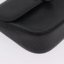 GUCCI Micro GG Clutch Bag Hand Bag Leather 3 Set Black Beige Auth am12787-16