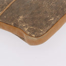 GUCCI Micro GG Clutch Bag Hand Bag Leather 3 Set Black Beige Auth am12787-23