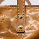 LOUIS VUITTON Monogram Vernis Reade PM Hand Bag Bronze M91146 LV Auth am12791A-14