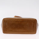 LOUIS VUITTON Monogram Vernis Reade PM Hand Bag Bronze M91146 LV Auth am12791A-9
