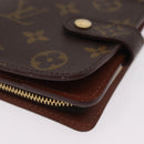 LOUIS VUITTON Monogram Compact Zip Wallet M61667 LV Auth am12792A-15