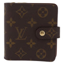 LOUIS VUITTON Monogram Compact Zip Wallet M61667 LV Auth am12792A-13