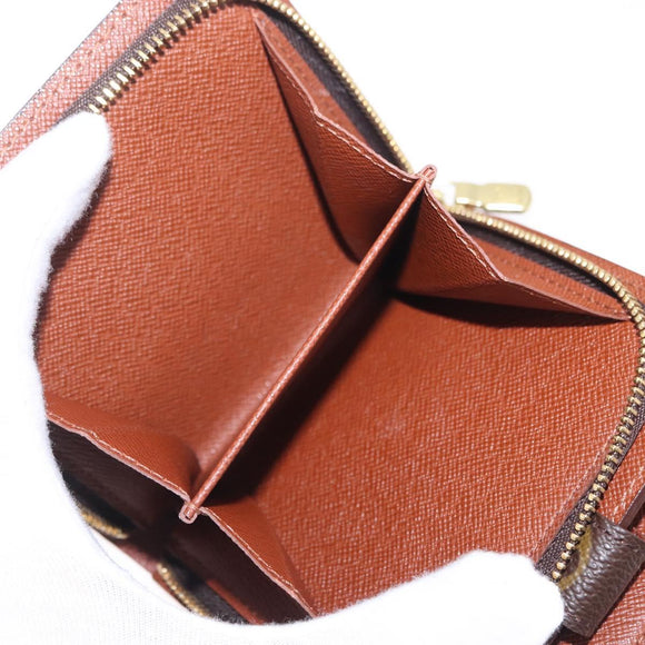 LOUIS VUITTON Monogram Compact Zip Wallet M61667 LV Auth am12792A
