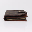 LOUIS VUITTON Monogram Compact Zip Wallet M61667 LV Auth am12792A-6