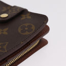 LOUIS VUITTON Monogram Compact Zip Wallet M61667 LV Auth am12792A-7