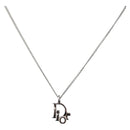 Christian Dior Necklace Metal Silver Auth am12793M-1