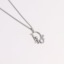 Christian Dior Necklace Metal Silver Auth am12793M-3