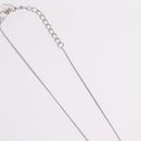 Christian Dior Necklace Metal Silver Auth am12793M-6
