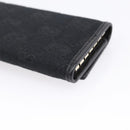 GUCCI GG Canvas Lovely Six Hooks Key Case Black Gold Tone 181599 Auth am12795V-15