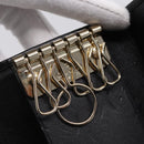 GUCCI GG Canvas Lovely Six Hooks Key Case Black Gold Tone 181599 Auth am12795V-9