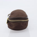 LOUIS VUITTON Monogram Pouch Canvas 2 Set Brown LV Auth am12797-12