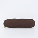 LOUIS VUITTON Monogram Pouch Canvas 2 Set Brown LV Auth am12797-14