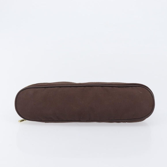 LOUIS VUITTON Monogram Pouch Canvas 2 Set Brown LV Auth am12797