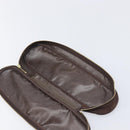 LOUIS VUITTON Monogram Pouch Canvas 2 Set Brown LV Auth am12797-16