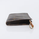 LOUIS VUITTON Monogram Pouch Canvas 2 Set Brown LV Auth am12797-4