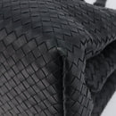 Bottega Veneta INTRECCIATO Rome bag Hand Bag Leather Black Auth am12805V-10