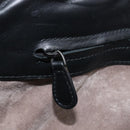 Bottega Veneta INTRECCIATO Rome bag Hand Bag Leather Black Auth am12805V-21