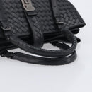 Bottega Veneta INTRECCIATO Rome bag Hand Bag Leather Black Auth am12805V-7
