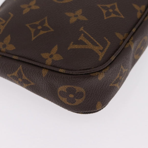 LOUIS VUITTON Monogram Pochette Accessoires Pouch M51980 LV Auth am12806V