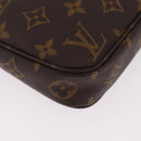 LOUIS VUITTON Monogram Pochette Accessoires Pouch M51980 LV Auth am12806V-17