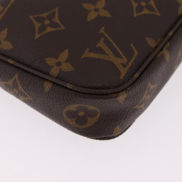LOUIS VUITTON Monogram Pochette Accessoires Pouch M51980 LV Auth am12806V