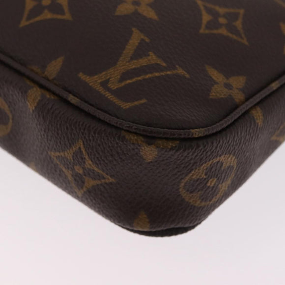 LOUIS VUITTON Monogram Pochette Accessoires Pouch M51980 LV Auth am12806V