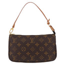LOUIS VUITTON Monogram Pochette Accessoires Pouch M51980 LV Auth am12806V-13