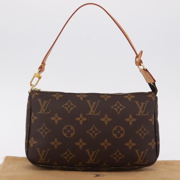 LOUIS VUITTON Monogram Pochette Accessoires Pouch M51980 LV Auth am12806V