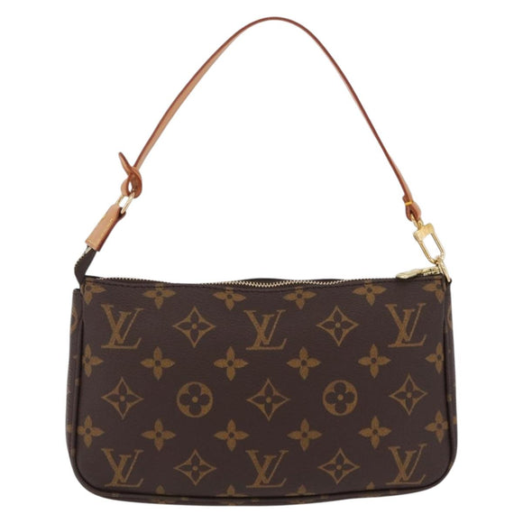LOUIS VUITTON Monogram Pochette Accessoires Pouch M51980 LV Auth am12806V