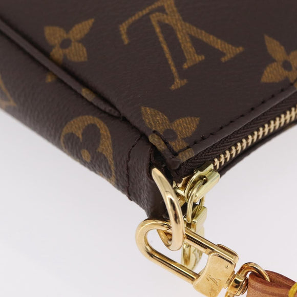 LOUIS VUITTON Monogram Pochette Accessoires Pouch M51980 LV Auth am12806V