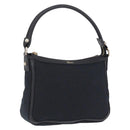 GUCCI GG Canvas Hand Bag Black Gold Tone 146244 Auth am12807V-1