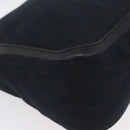GUCCI GG Canvas Hand Bag Black Gold Tone 146244 Auth am12807V-10