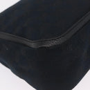 GUCCI GG Canvas Hand Bag Black Gold Tone 146244 Auth am12807V-12