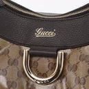 GUCCI GG Crystal Abbey Shoulder Bag Coated Canvas Outlet 327786 Auth am12808V-18