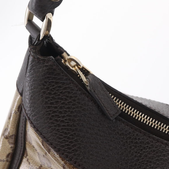 GUCCI GG Crystal Abbey Shoulder Bag Coated Canvas Outlet 327786 Auth am12808V