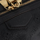 LOUIS VUITTON Mahina Galatea PM Shoulder Bag Leather Black M93814 Auth am12810V-17