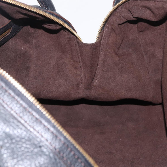 LOUIS VUITTON Mahina Galatea PM Shoulder Bag Leather Black M93814 Auth am12810V