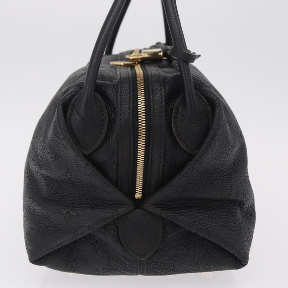 LOUIS VUITTON Mahina Galatea PM Shoulder Bag Leather Black M93814 Auth am12810V