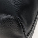LOUIS VUITTON Epi Keepall 50 Boston Bag Noir M42962 LV Auth am12811V-11