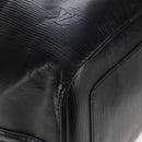 LOUIS VUITTON Epi Keepall 50 Boston Bag Noir M42962 LV Auth am12811V-12