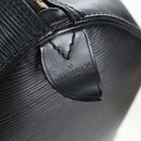 LOUIS VUITTON Epi Keepall 50 Boston Bag Noir M42962 LV Auth am12811V-15