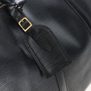 LOUIS VUITTON Epi Keepall 50 Boston Bag Noir M42962 LV Auth am12811V-16