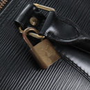 LOUIS VUITTON Epi Keepall 50 Boston Bag Noir M42962 LV Auth am12811V-19