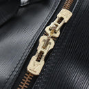 LOUIS VUITTON Epi Keepall 50 Boston Bag Noir M42962 LV Auth am12811V-20