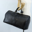 LOUIS VUITTON Epi Keepall 50 Boston Bag Noir M42962 LV Auth am12811V-25