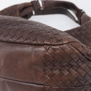 Bottega Veneta INTRECCIATO Campana Shoulder Bag Leather 125787 Auth am12814V-16