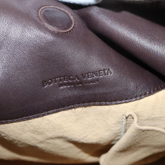 Bottega Veneta INTRECCIATO Campana Shoulder Bag Leather 125787 Auth am12814V