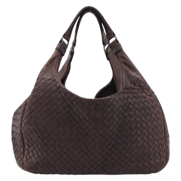 Bottega Veneta INTRECCIATO Campana Shoulder Bag Leather 125787 Auth am12814V