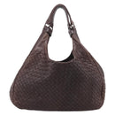 Bottega Veneta INTRECCIATO Campana Shoulder Bag Leather 125787 Auth am12814V-2